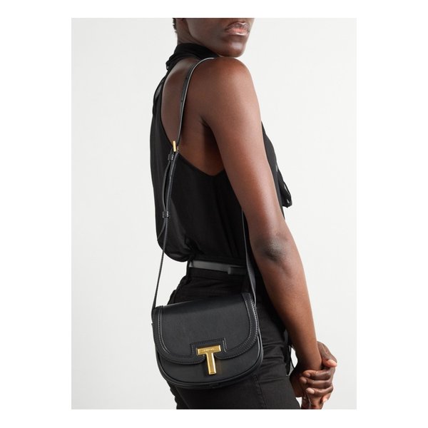 월리스 가죽 숄더 백 블랙 1647597349517679