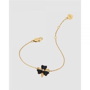 5618239 Furla Flora Gold-Tone & Black Enamel Bracelet - Gold 120188700