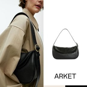 ARKET 아르켓 커브드 레더 토트 숄더 백 2 COLOR