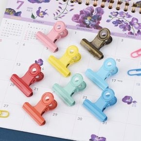 컬러 미니 메탈 북 클립 2P_북스토퍼