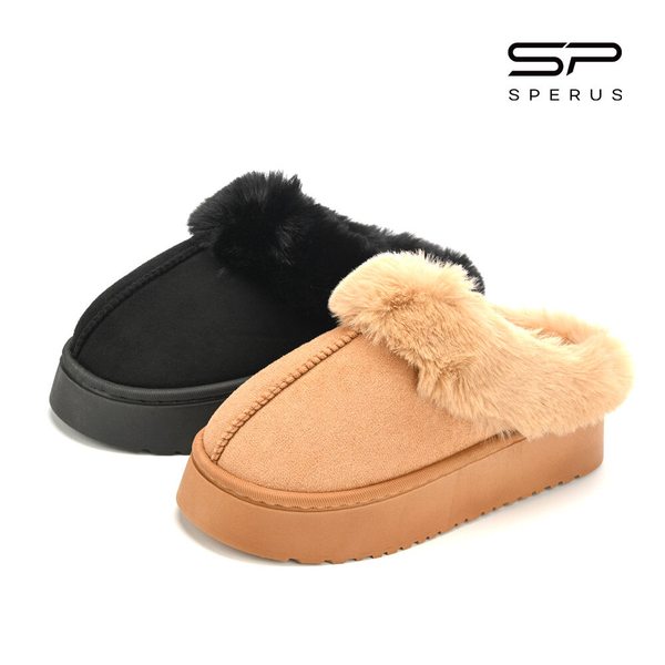 발이 따뜻한 여성용 겨울 방한슈즈 모카