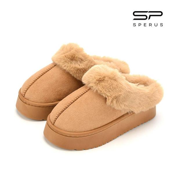 발이 따뜻한 여성용 겨울 방한슈즈 모카