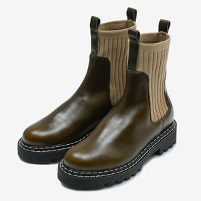 CHELSEA BOOTS - KHAKI