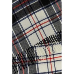 [해외배송] 존스톤스 오브 엘긴 자수 캐시미어 머플러 WA000056AW23TARTAN KU0128