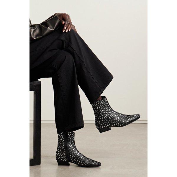 스타우드 왈리 스터드 가죽 앵클 부츠 46376663162926459