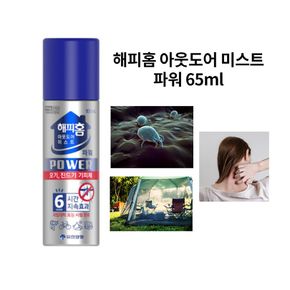 원룸살림 해피홈 아웃도어 미스트 파워 65ml