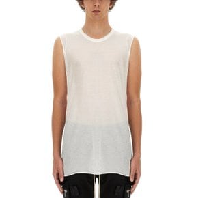 [릭오웬스] Sleeveless T-shirt RU02D6151_UC11 WHITE