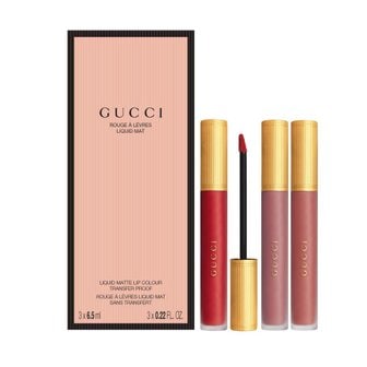  Gucci 구찌 리퀴드 소프트 매트 립스틱 스프링 선물 세트 3x6.5g