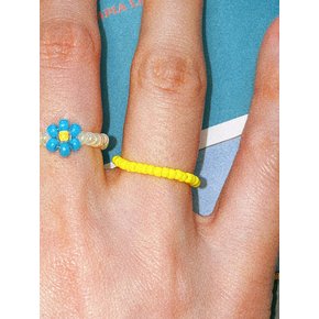 Yellow Fine Color Beads Ring 비즈반지