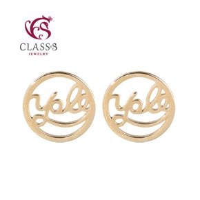 18K 욜로 귀걸이