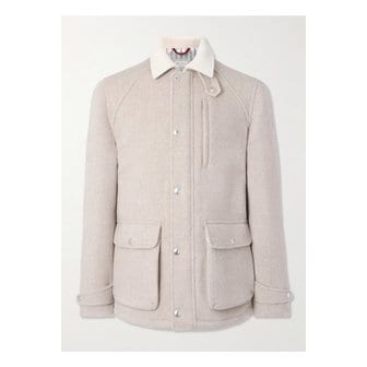 부르넬로쿠치넬리 브루넬로쿠치넬리 코튼 혼방 카 코트 뉴트럴 1647597352601969