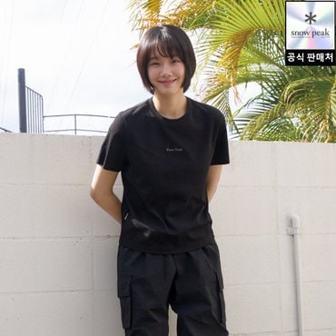 스노우피크 [25/SS 박규영착용]S25MWFTS39 골지 여성 레귤러핏 반팔 티셔츠