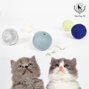 딩동펫 고양이 캣닢 양모볼 장난감