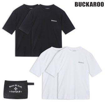 버커루 [여주점] 여성 2PACK 로고 반팔 티셔츠(B255Z1092P)