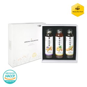 꿀을그린사람들 청400세트(400g x 3입)_벌꿀함유_백화점포장+쇼핑백증정