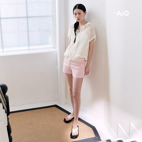[최초가69900원]코튼100% 크로셰 후드 집업