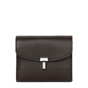 토템 [부산점] 25FW 초콜릿 T-LOCK 그레인 레더 카드지갑 253 WAM0042 LE0030 014