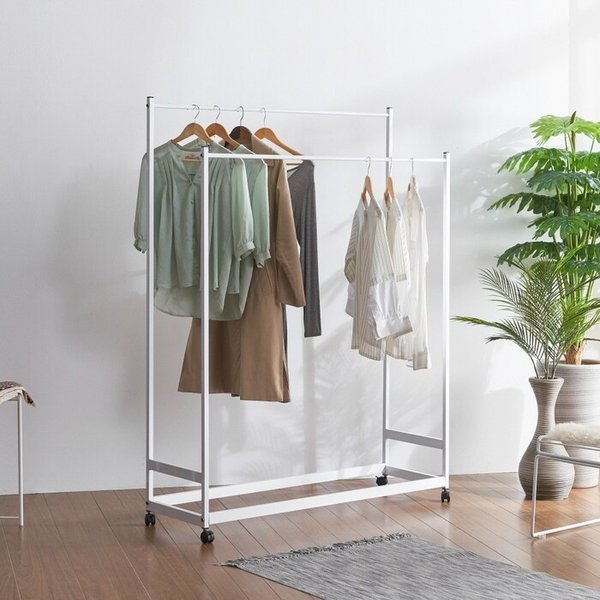 이동식 2단 스틸 행거 800 ITG84R (착불)