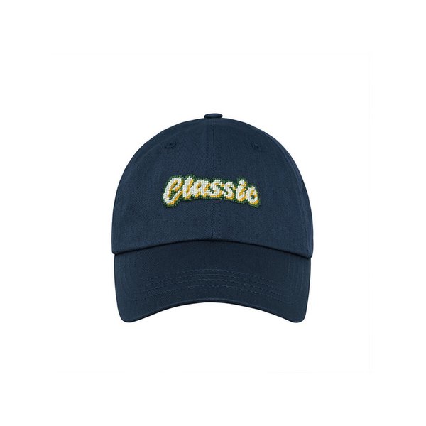 CLASSIC NEEDLEPOINT HAT - NAVY
