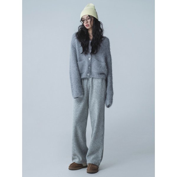 SOFT WOOL ODRAMPE SWEATPANTS_MELAN GRAY