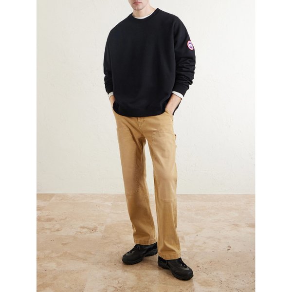 로브 로고 자수 코튼 저지 스웨터 46376663163054666