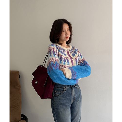 다바걸 / 스톡노르딕크롭가디건