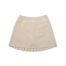 백 플리츠 스커트 BEIGE (WOMAN) M4122PSK11BEI