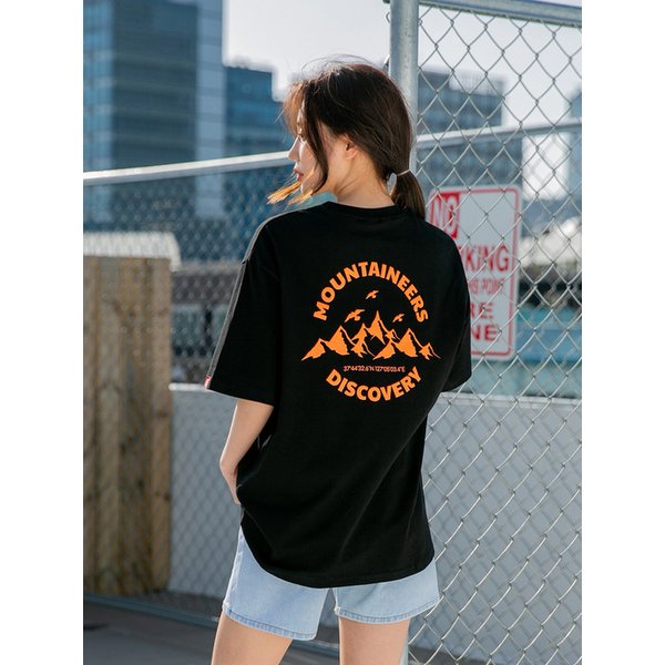 마운티널스 오버핏 반팔티 AST3868 (2 COLOR)