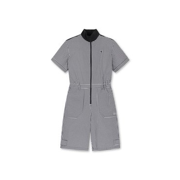 왁 골프 (WWUAA24606BKM)Womens Half sleeve Jumpsuit