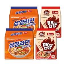 [본사배송]삼양라면 120g x 10입+맵탱 마늘조개라면 110g x 8입