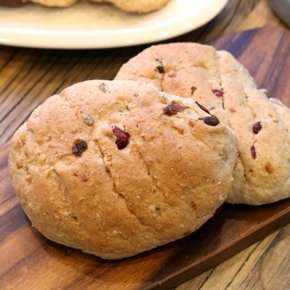 국내산 발아 통밀로 만든 비건빵 견과빵 90g 5개입