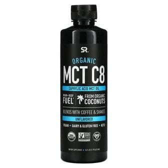  스포츠리서치 MCT C8 오일 무맛 473ml(16fl oz)