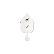  독일 칼슨 벽시계 인테리어시계 1324227 A Wall Clock Modern Cuckoo ABS White 41 x 8.5 21.5 c