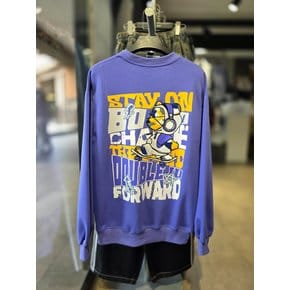 [시흥점] 부클 스테이온 베어그래피티 세미오버핏 맨투맨(남여공용)/JGET22904PU