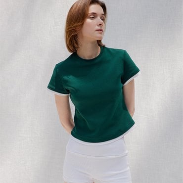 플라주 Double layered swim set_green