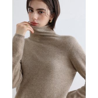 에펠르 퓨어 캐시미어 100% 하이넥 니트_4colors