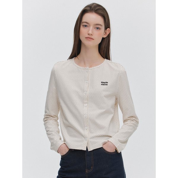 베이직 로고 도트 가디건(MAGALS06MCM)