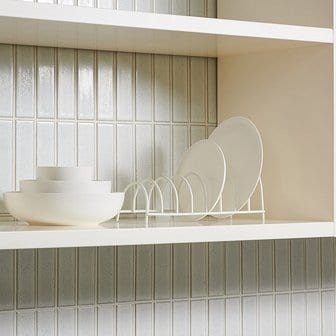 JAJU 와이어 다용도 식기꽂이_29.5x11.5x12CM 화이트 J71N903040300