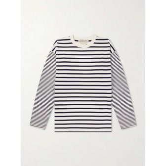 REMI RELIEF 레미 릴리프 스트라이프 코튼 저지 티셔츠 46376663163074113