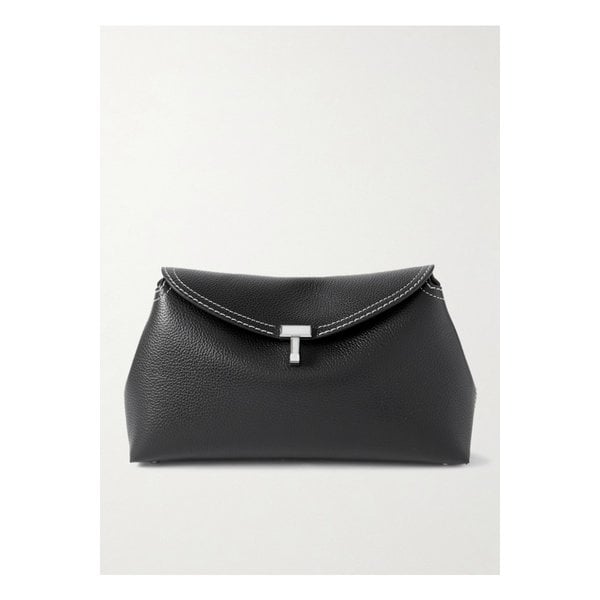 티락 텍스처 가죽 클러치 블랙 1647597349544715