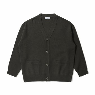 커스텀멜로우 [아울렛 전용] loose-fit v-neck cardigan _C9WAW23801KHX