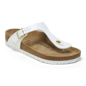 우먼 Birkenstock 지제 버코플로 패턴트 에나멜 - 패턴트 에나멜 화이트 흰색 1005299