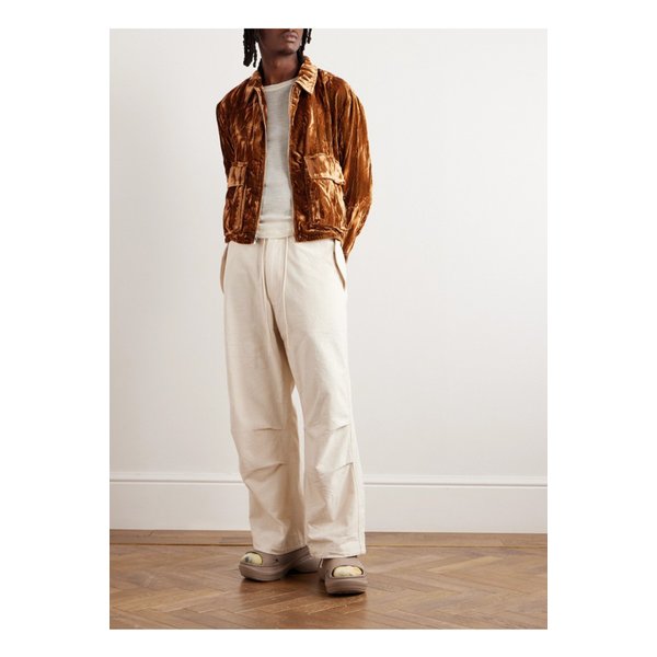 메커닉 크러시드 벨벳 재킷 브라운 1647597315295014