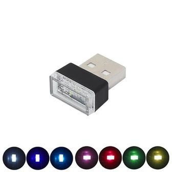 오너클랜 간편 쏙 USB LED 무드등 차량 PC 노트북 보조배터리