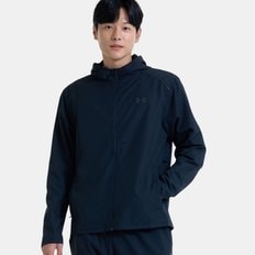 언더아머 남성용 러닝 스포츠 운동용 후드 바람막이 재킷 블랙 1376795_s