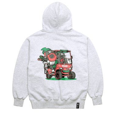 욜프 22 A/W YORF CART HOODIE WHITE MELANGE 카트 후드티 메란지