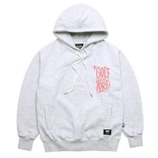 22 A/W YORF CART HOODIE WHITE MELANGE 카트 후드티 메란지