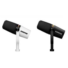 【해외직구】 SHURE 슈어 MV7+ 팟캐스트 하이브리드 듀얼 마이크