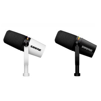  【해외직구】 SHURE 슈어 MV7+ 팟캐스트 하이브리드 듀얼 마이크