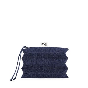 조셉앤스테이시 Lucky Pleats Pouch S Starry Navy